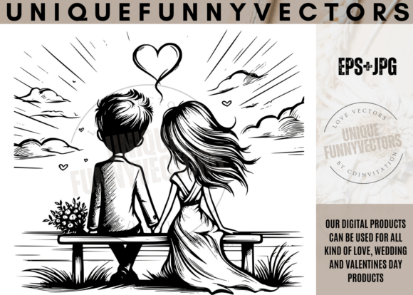 Charming Cartoon Art for Your Love Story