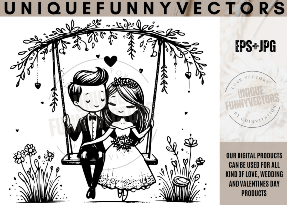 Charming Characters for Wedding & Love Design Projects