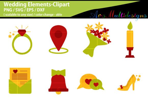 Designing Your Dream Wedding Suite with Digital Clipart