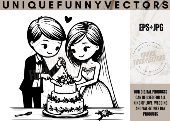 Love and Wedding Svg Vectors 468: Charming Characters for Every Occasion